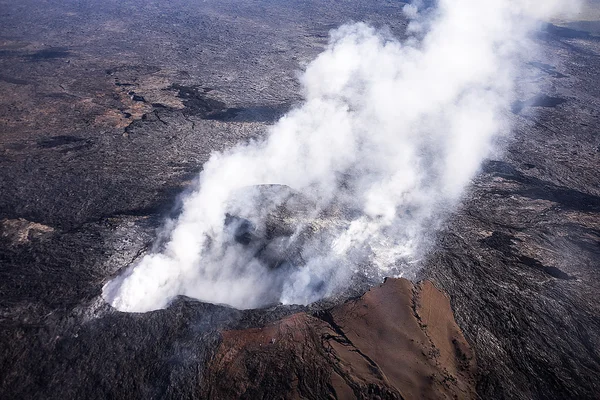 Kilauea bedroht hawaiianische Häuser — Stockfoto