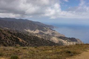 Santa Catalina Island sahil görünümü