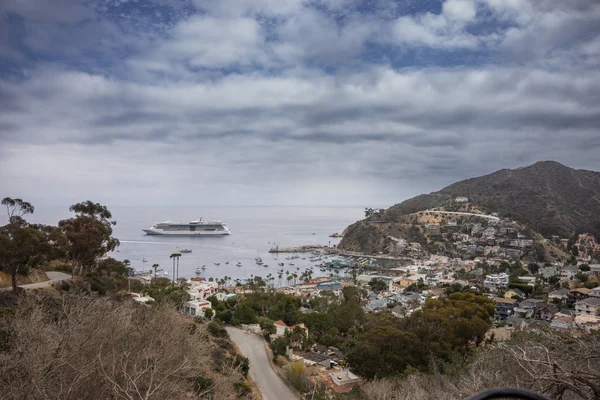 Kreuzfahrtschiff auf der Insel Santa Catalina — Stockfoto