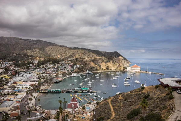 Navio de cruzeiro na ilha de Santa Catalina — Fotografia de Stock