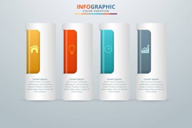 Gri arkaplanda bilgi tasarımı