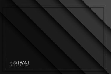 siyah arkaplan örtüşen boyut grisi