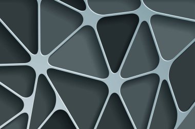 Origami şekilli kağıt sanatı 3 boyutlu soyut arkaplan