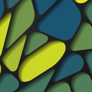 3D üst üste bindirme efektli modern arkaplan