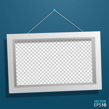 Dikdörtgen duvar resmi veya fotoğraf çerçevesi modeli