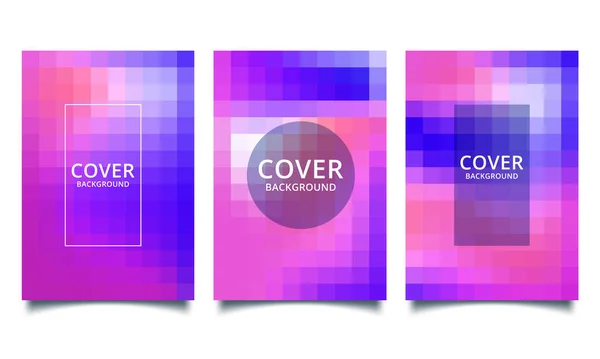 Geometric Background Template Covers — Stock Vector