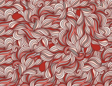 Özet doodle dalgaları ile arka plan 