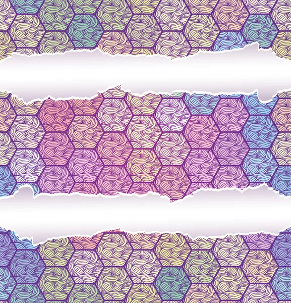 Fond avec hexagones . — Image vectorielle