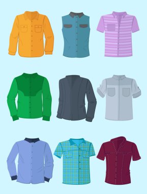 Erkek gömlek düz tasarım 