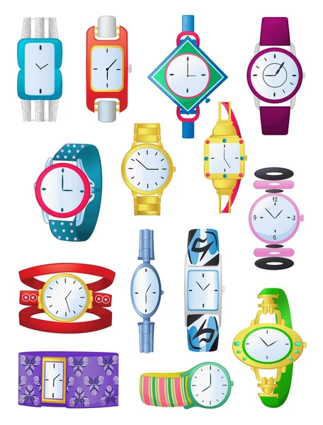 Women's watches — Stock Vector
