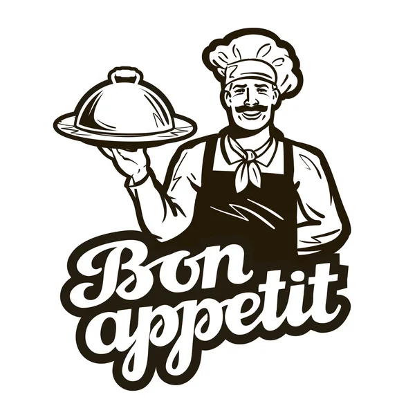 Diner, bistro vector logo. schotel, voedsel of cook pictogram — Stockvector