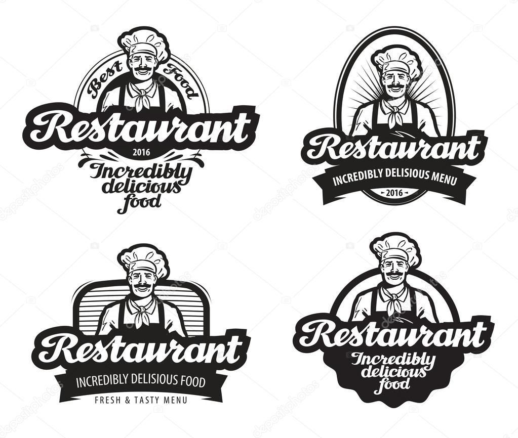 Cafe Restaurant Vector Logo Diner Or Eatery Icon Stock Vector