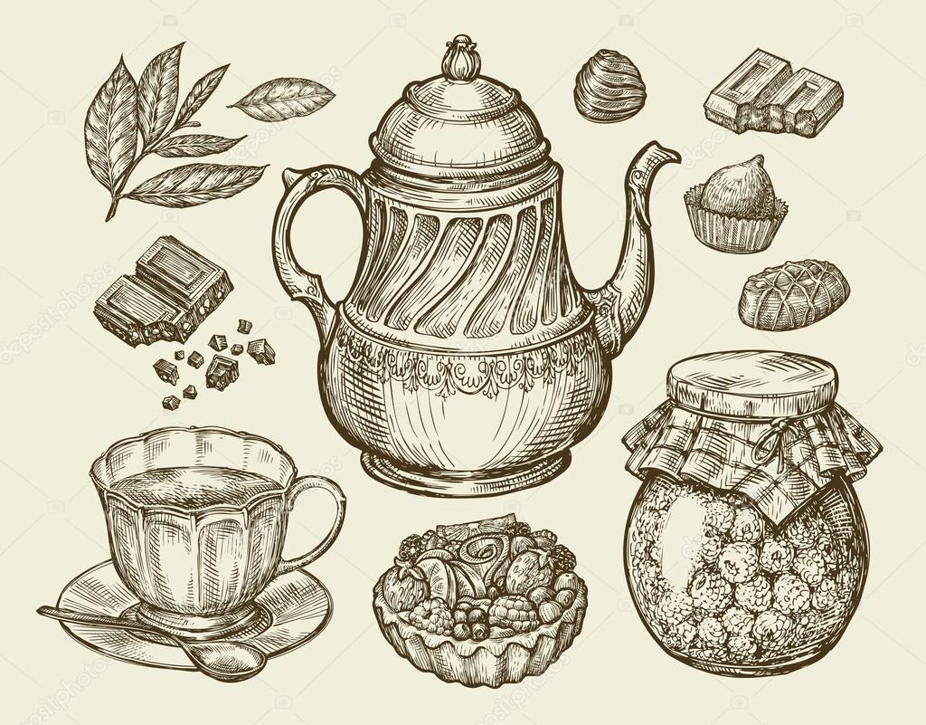 Learn How to Draw a Teapot (Everyday Objects) Step by Step : Drawing  Tutorials
