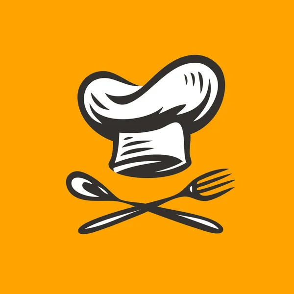 Cooking Logo Food Concept Symbol Menu Restaurant — Stock Vector