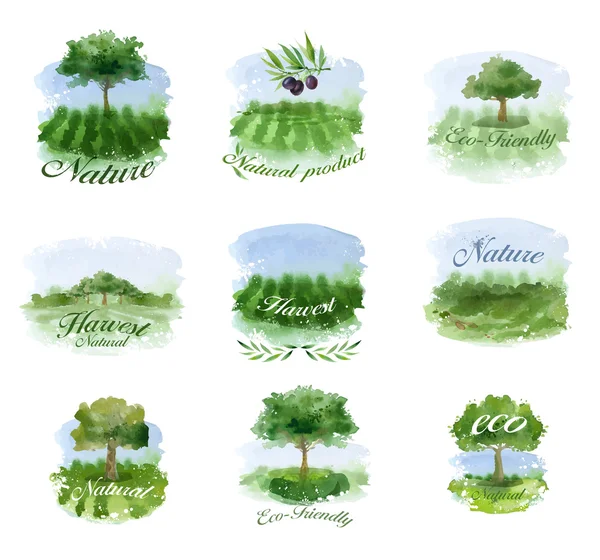 Nature. Vector format — Stock Vector