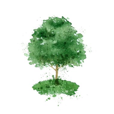 ağaç. Vektör formatında