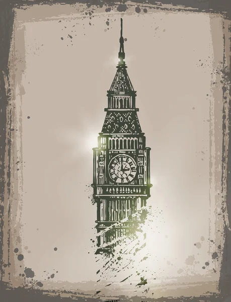 Big Ben. Vector formaat — Stockvector