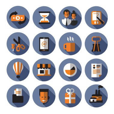 Business icons. Vector format clipart