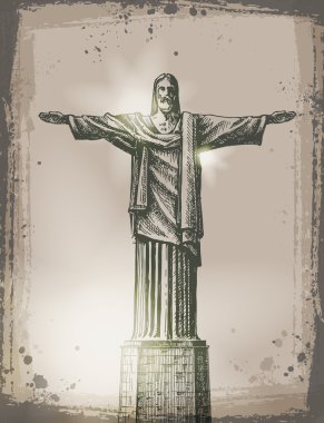 Bir Rio de janeiro. Vektör formatında