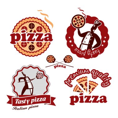 Pizzacı. Vektör formatında