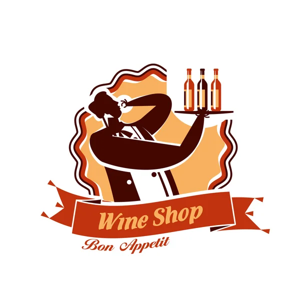 Wine Shop. Format vectoriel — Image vectorielle