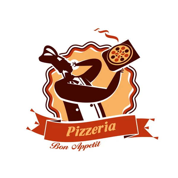 Pizzeria — Stock Vector