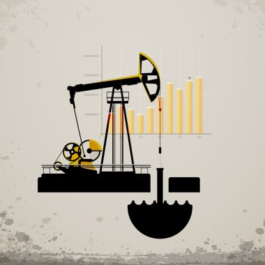 oil pump jack clipart