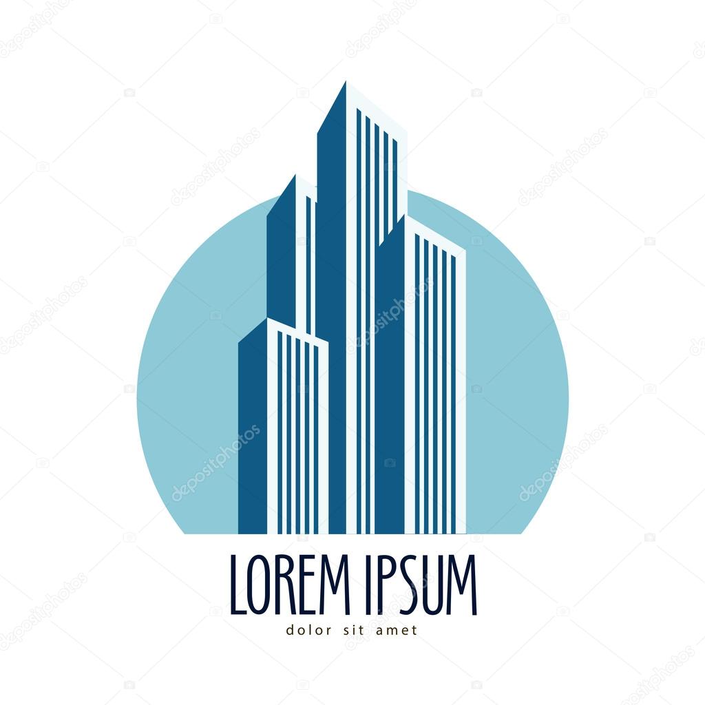 Metropolis. building on a white background. vector illustration