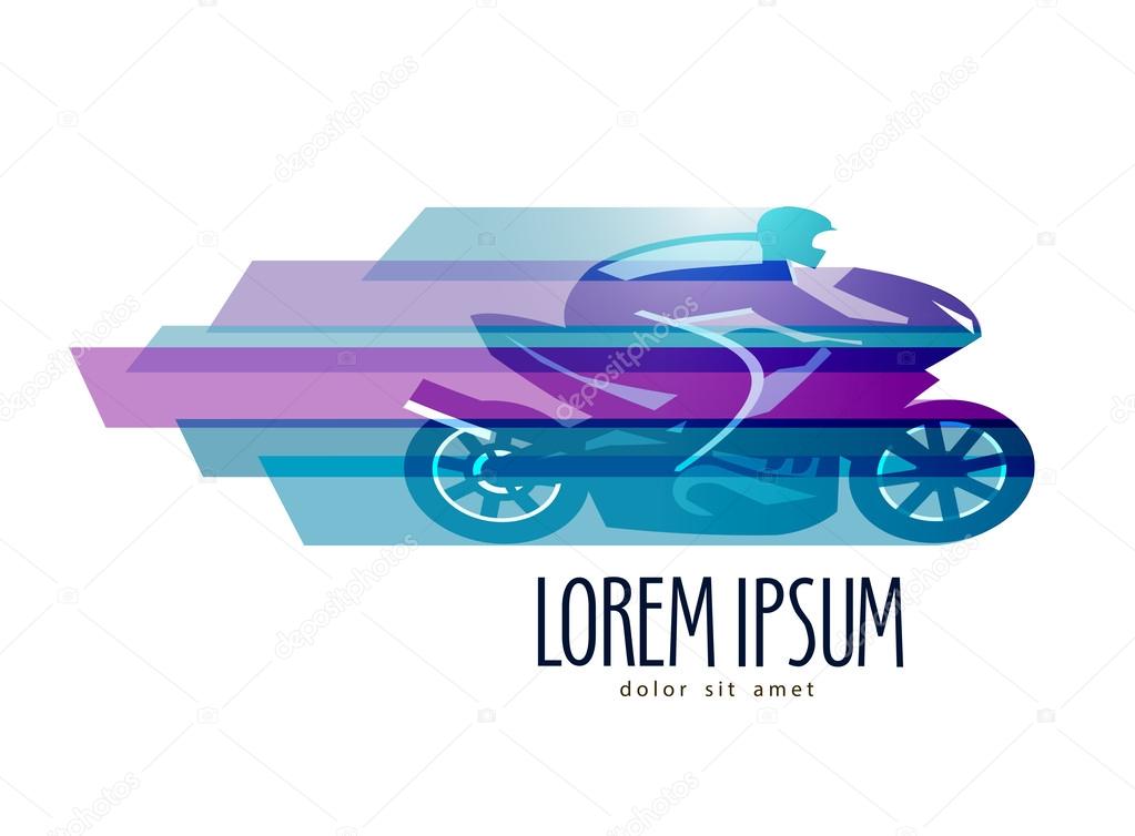 Transport. motorcycle and sport on a white background. vector illustration
