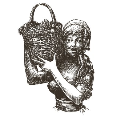 üzüm logo tasarım şablonu vektör. bol hasat veya bağ simgesi.