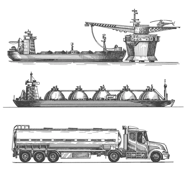 Modelo de projeto do logotipo do vetor de extração de petróleo. ícone do petróleo ou da indústria . —  Vetores de Stock