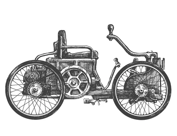 Шаблон дизайна векторного логотипа старинного автомобиля. иконка транспортного средства . — стоковый вектор