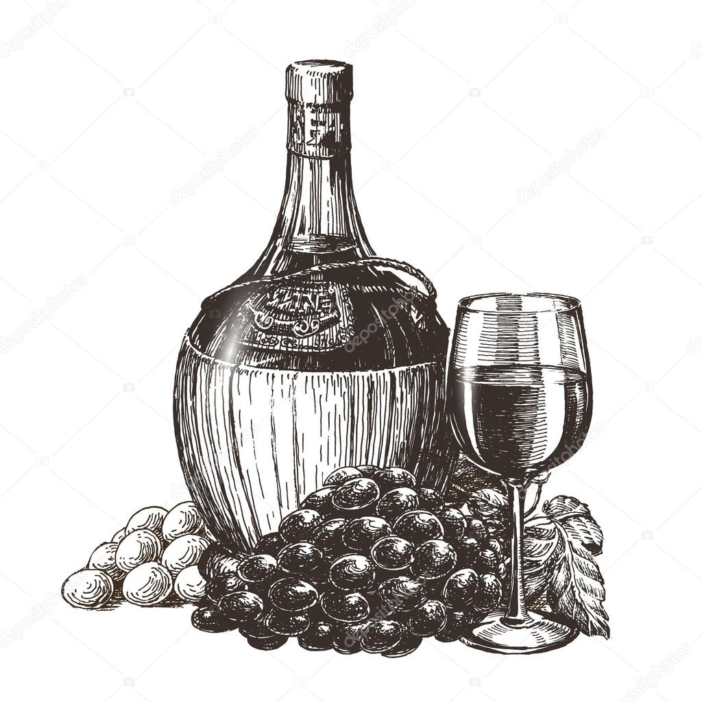 wine vector logo design template. liqueur or alcohol drink icon.