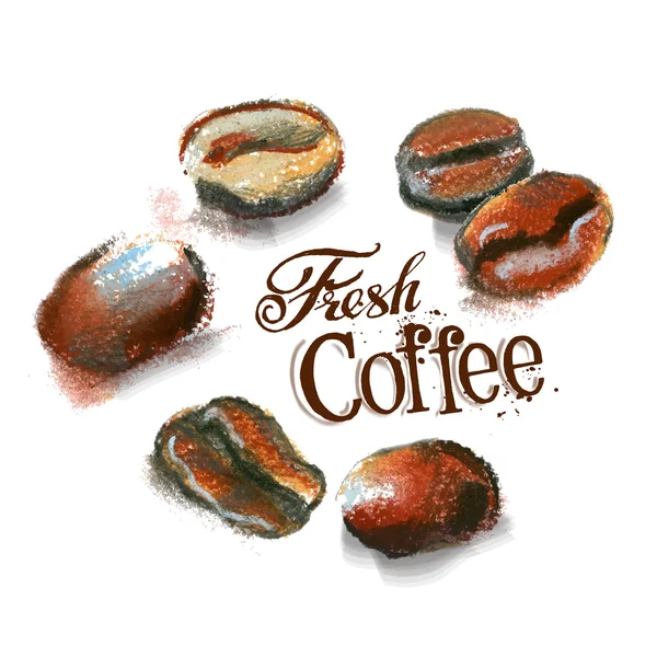 Modèle de conception de logo de café — Image vectorielle