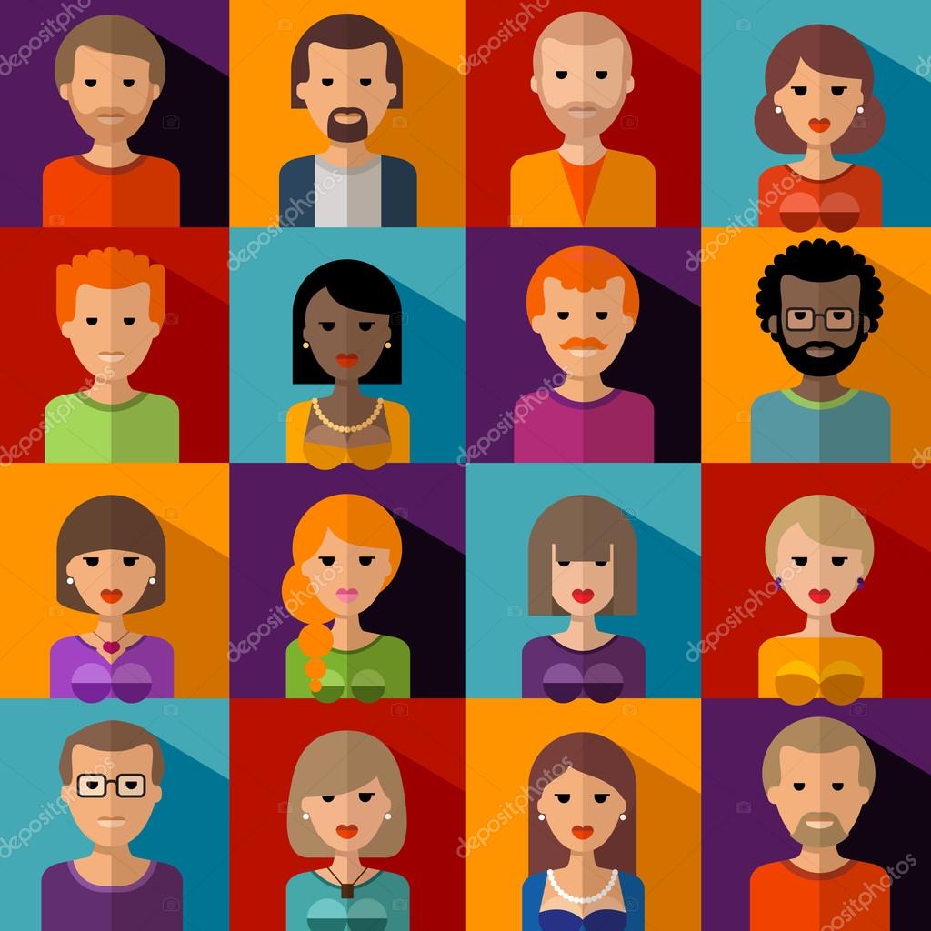 People vector logo design template. account, user or poll icon.