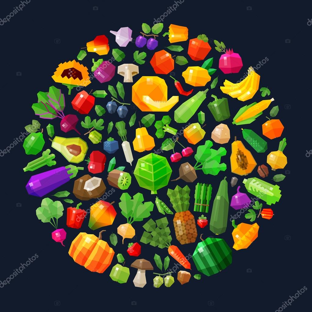 Collection of colored icons. vector. flat illustration