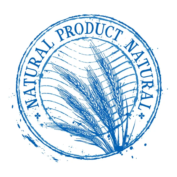 Modelo de design de logotipo do vetor de alimentos. trigo ou pão, ícone de padaria —  Vetores de Stock