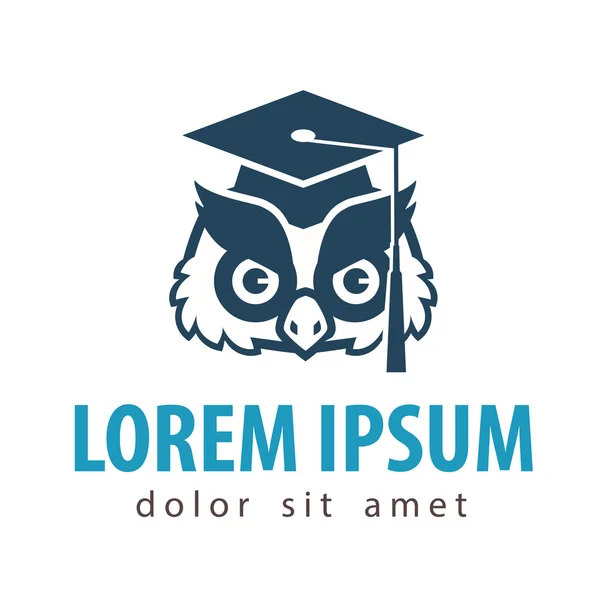 Onderwijs, scholing vector logo ontwerpsjabloon. leren, school of science pictogram — Stockvector