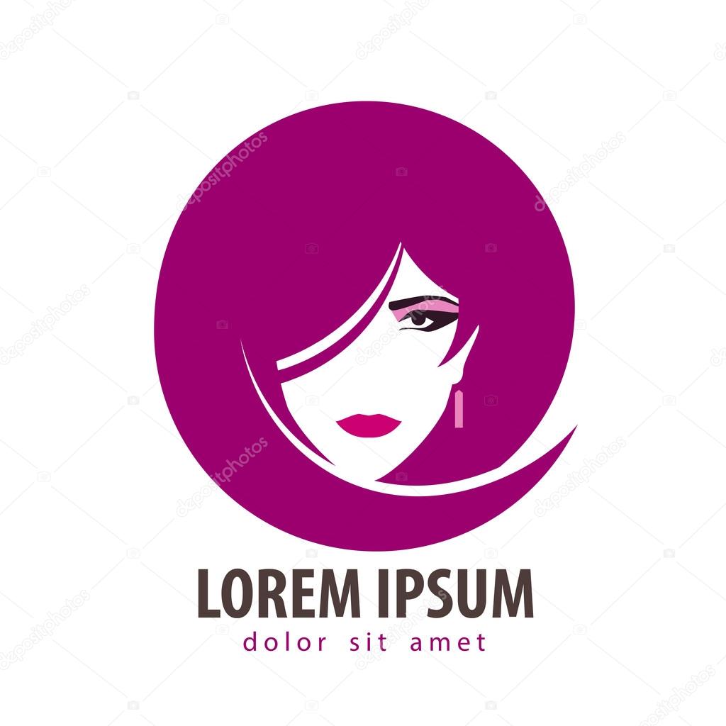 Beauty salon vector logo design template. Spa, woman or fashion icon