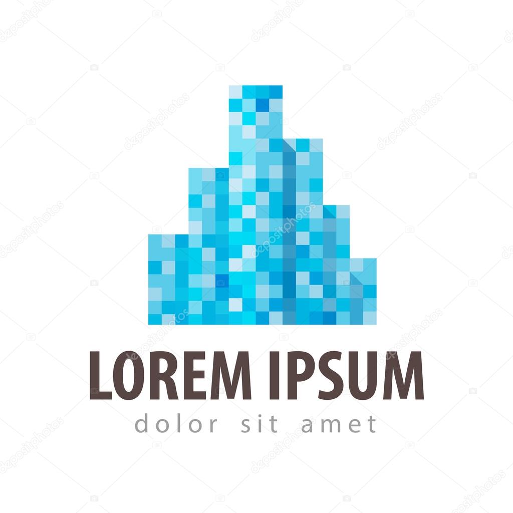 City on a white background. vector illustration