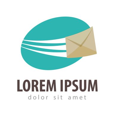 ileti vektör logo tasarım şablonu. posta veya e-posta simgesi