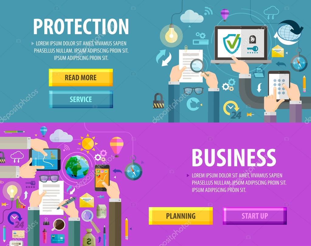 Business. business people and office. vector illustration