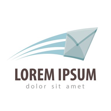 e-posta vektör logo tasarım şablonu. posta veya postane simgesi