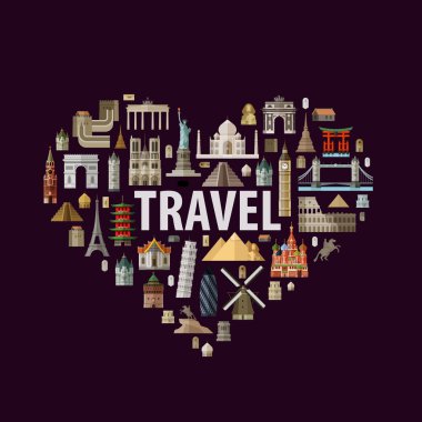 vektör logo tasarım şablonu seyahat. yolculuk ya da tatil simgesi