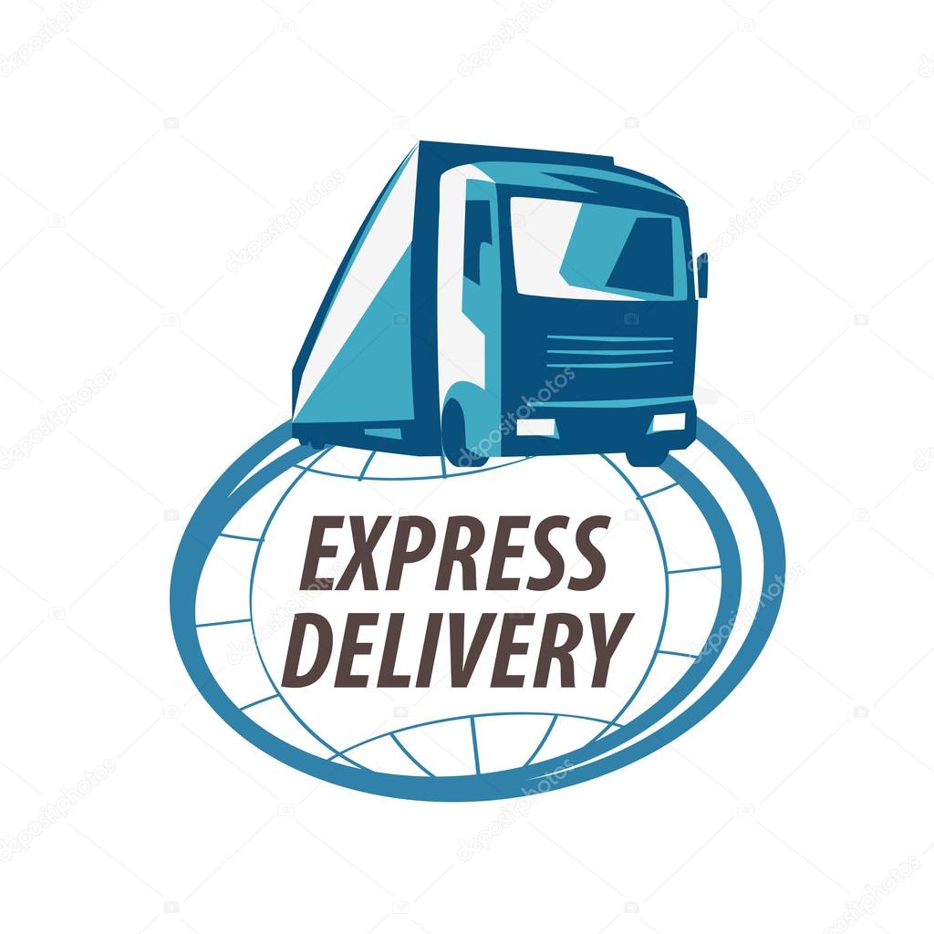 delivery vector logo design template. truck or shipping icon