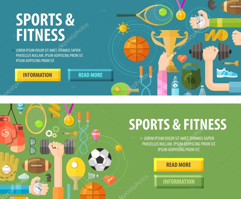Activities on a white background. vector illustration