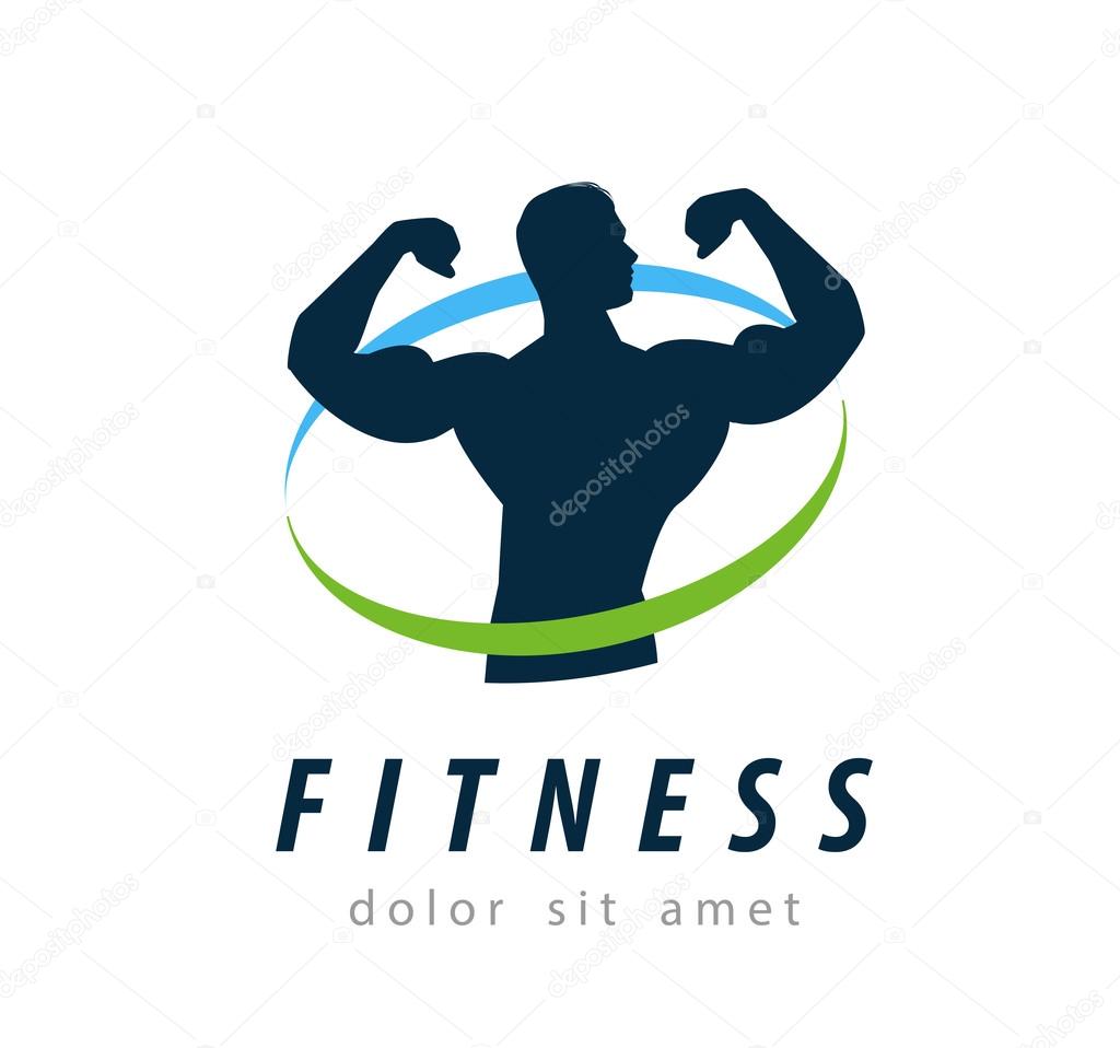 Sports and fitness on a white background. vector illustration