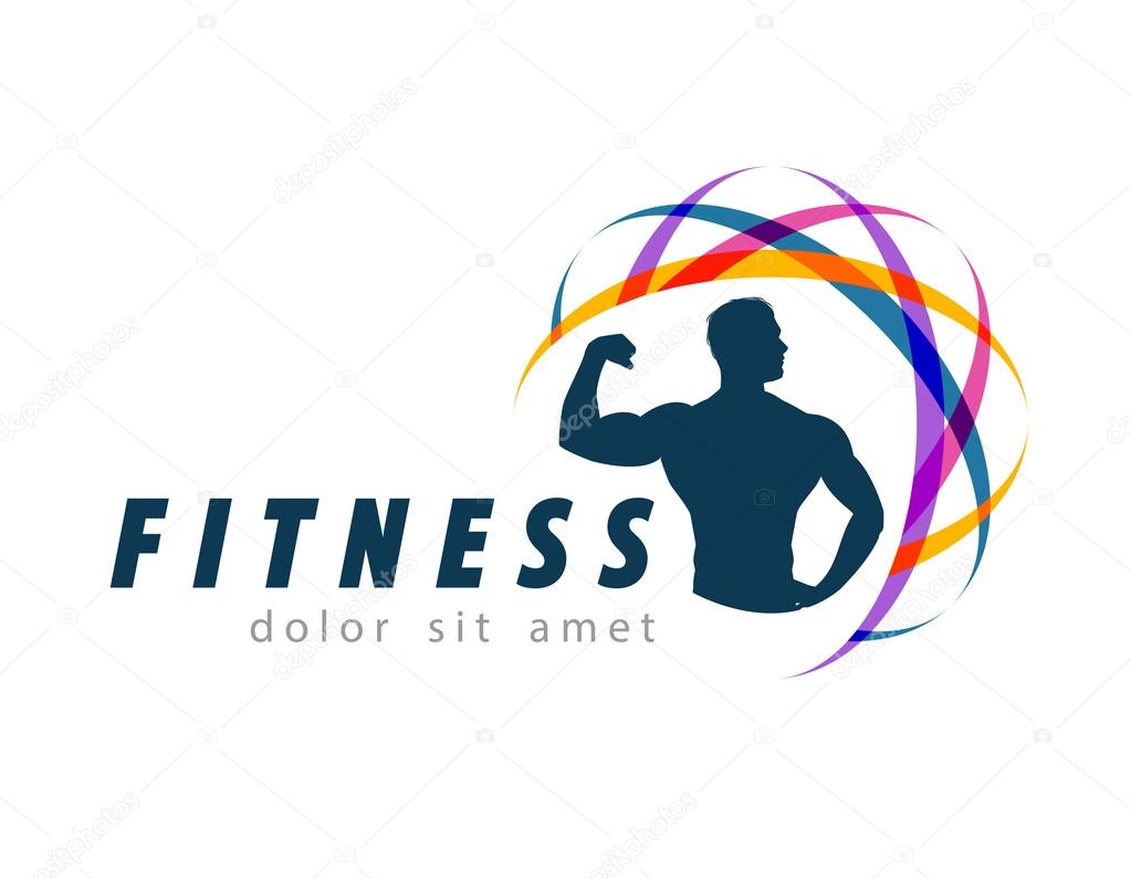 Fitness vector logo design template. sport or gym icon