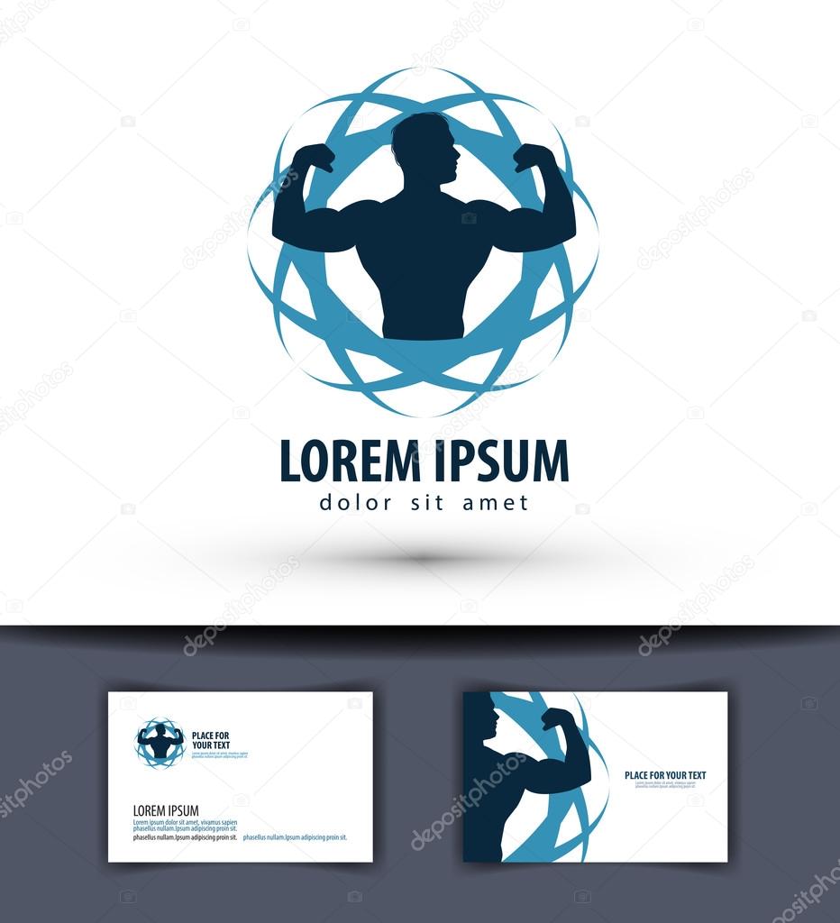 Sport vector logo design template. fitness or gym icon