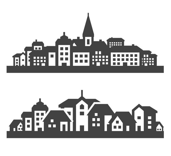 Городской набор. знаки и символы
